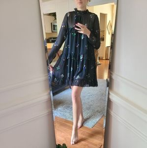 Cynthia Rowley High Tide Tiered Ruffle Dress